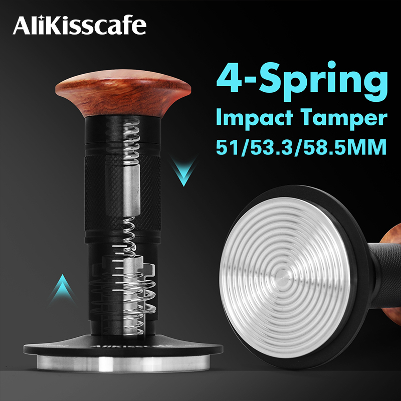 Espresso Tamper Set - Tamper do kawy AliKisscafe Impact 4
