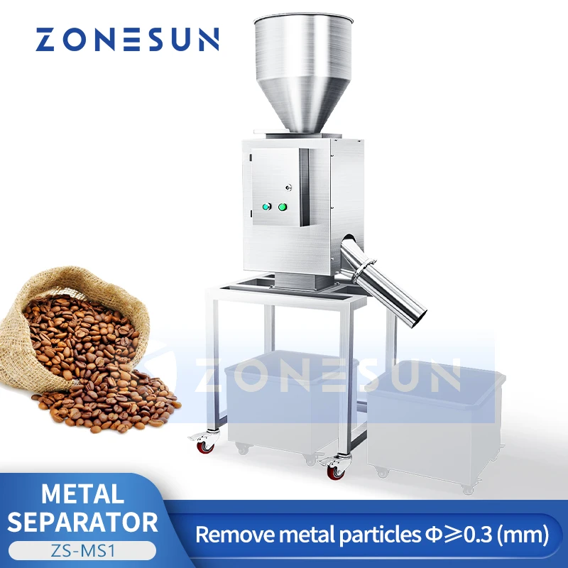 Equipment Of Coffee Machine - Separator Metali ZONESUN ZS-MS1, Wykrywacz Metali