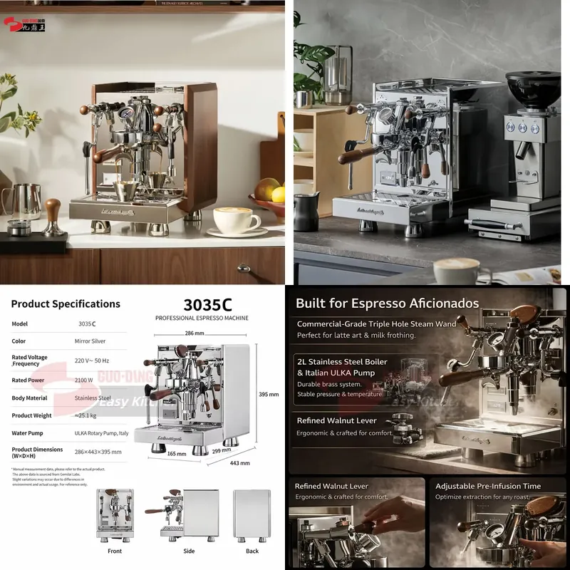Coffee Equipment For Business - 【CHIMU HOME】Profesjonalny, inteligentny ekspres do kawy