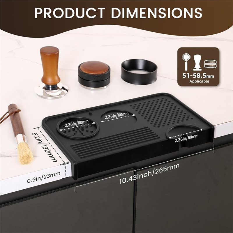 Zestaw mata do ubijania kawy B – Espresso Tamper Set recenzja i cena