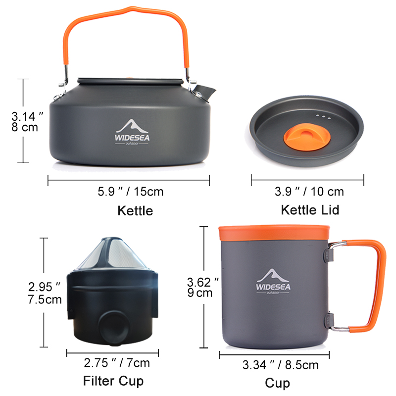 Widesea Camping zestaw garnków – Coffee Equipment Filter recenzja i cena
