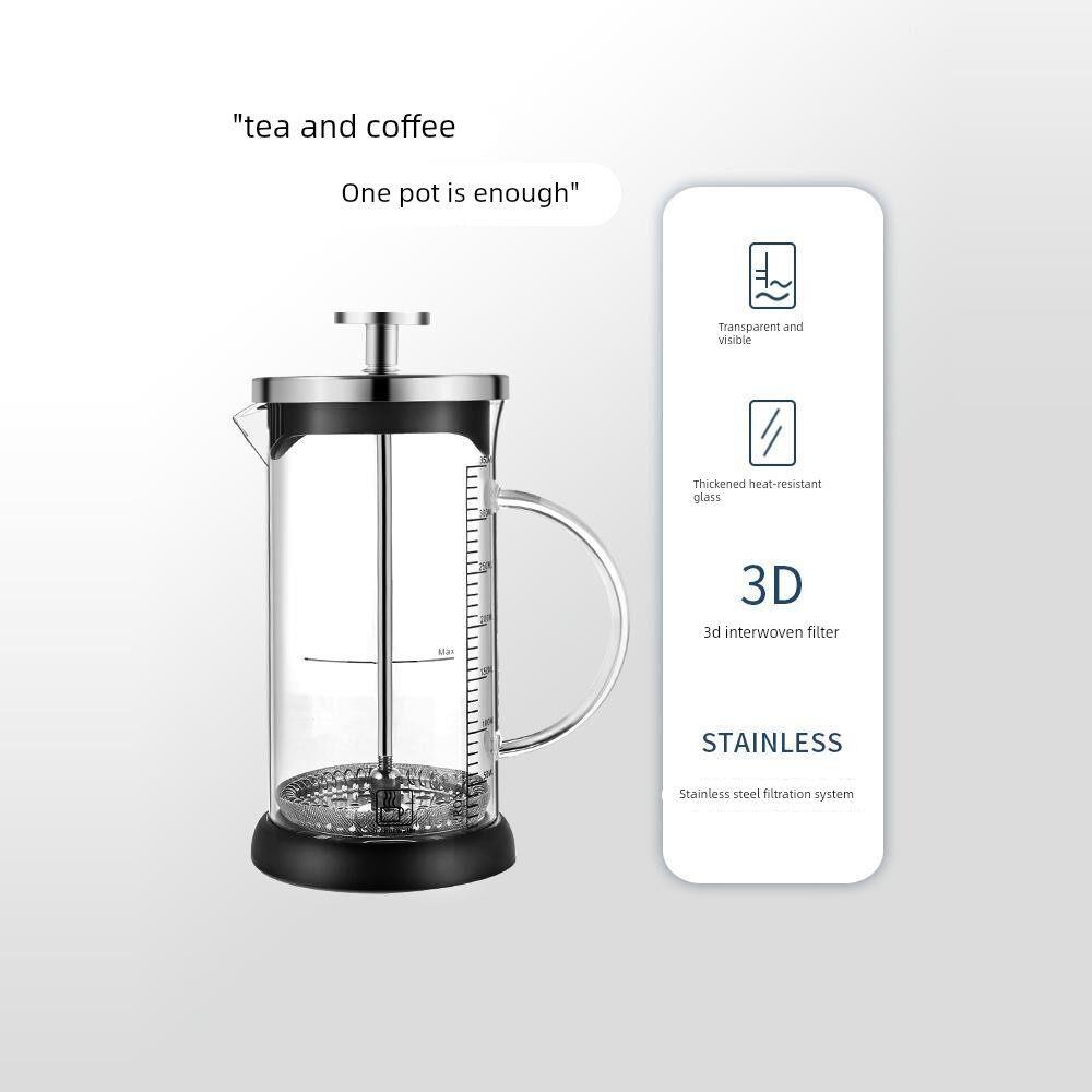French Press, szklany dzbanek  – Coffee Equipment Filter recenzja i cena