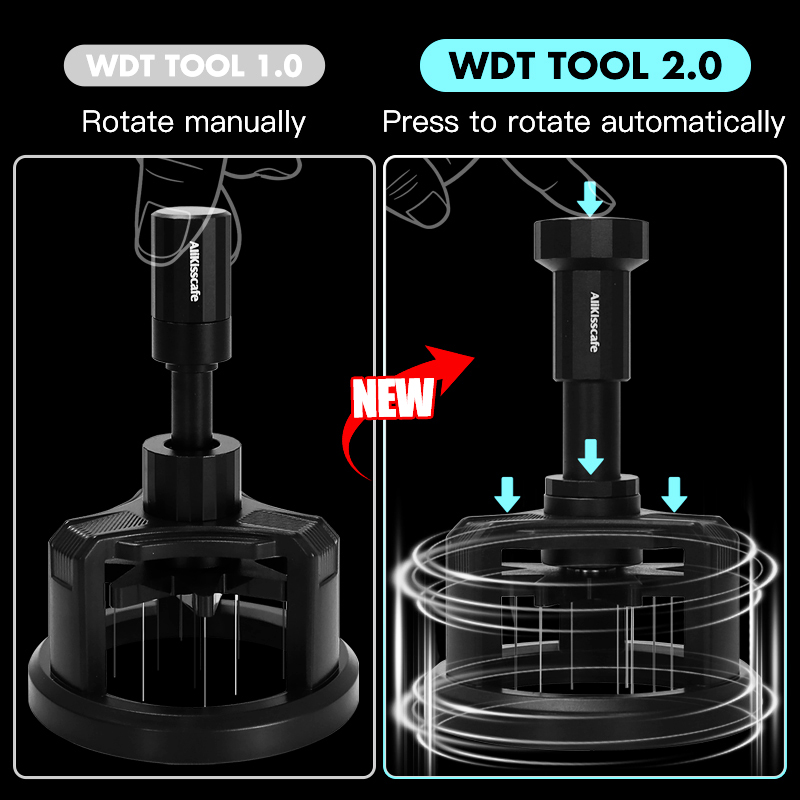 Alikisscafe WDT Tools Obrotowy – Espresso Tamper Set recenzja i cena
