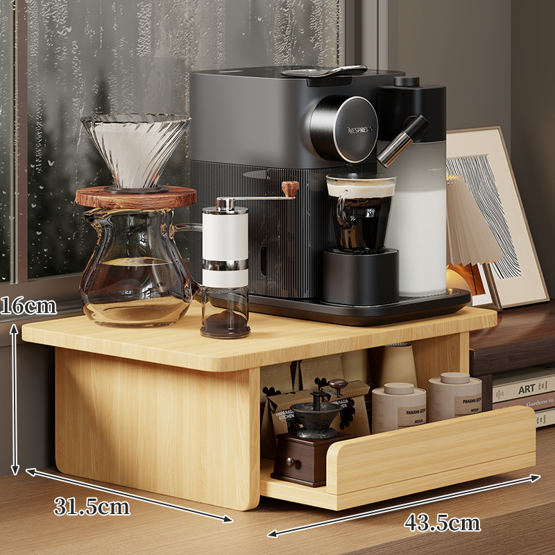 Minimalistyczna drewniana półk – Coffee Equipment Holder recenzja i cena