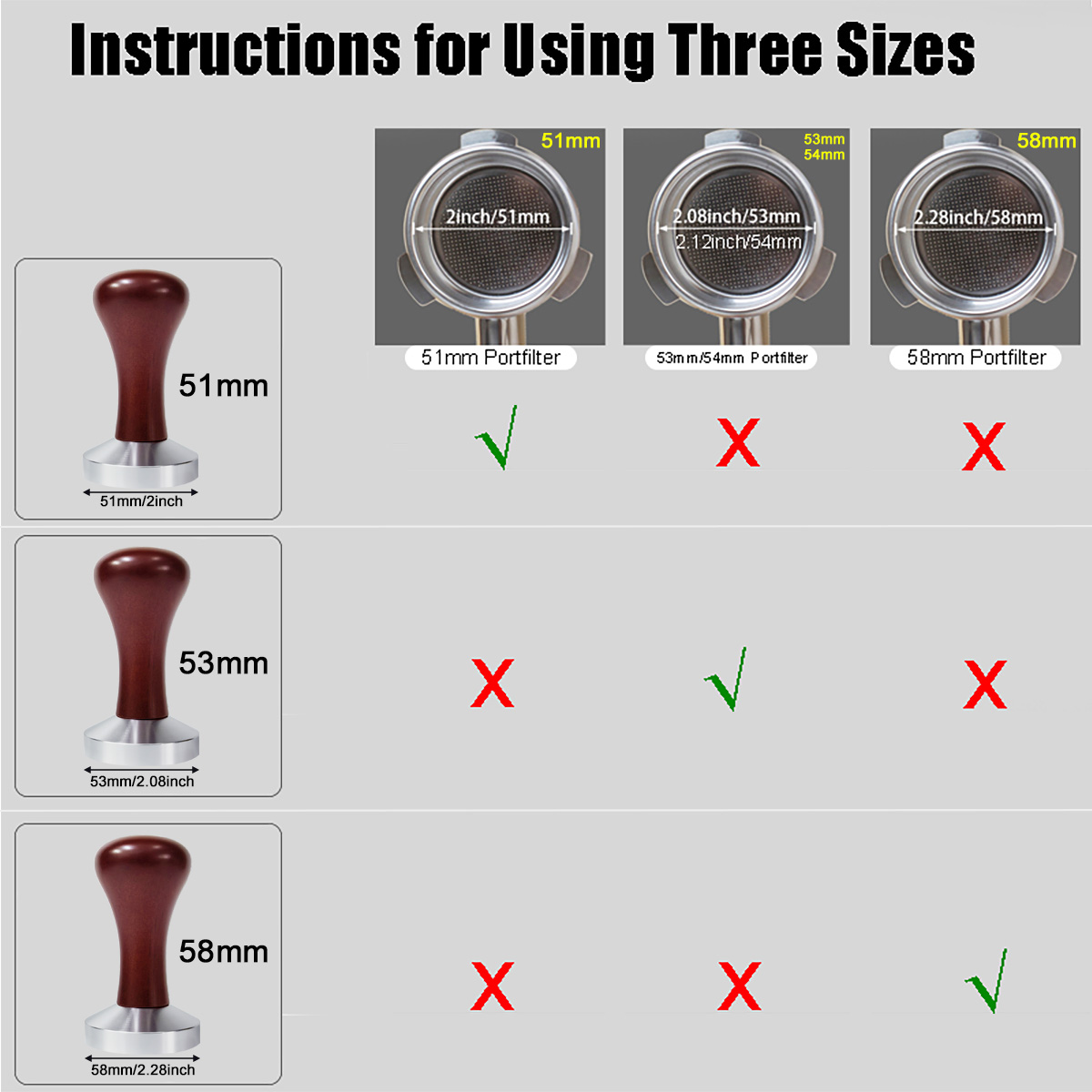 51mm 53mm 58mm Espresso Tamper – Espresso Tamper Set recenzja i cena
