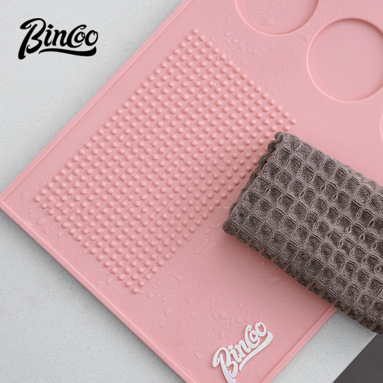 Bincoo Różowa Mata do Tamperow – Espresso Tamper Set recenzja i cena